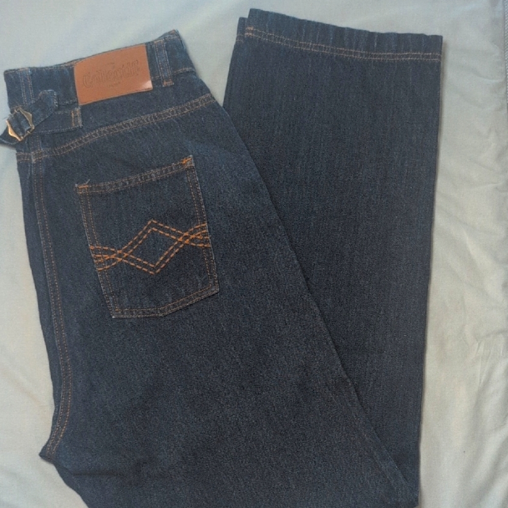 Collectif Estella Wide Leg Retro Jeans